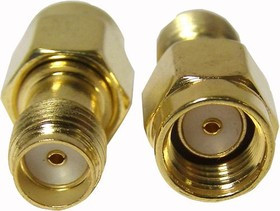 ADP-SMAMRP-SMAF, SMA RP Plug to SMA Socket Adaptor