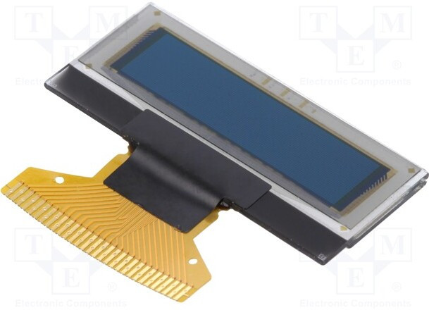 REX012832EWAP3N00000, Дисплей: OLED, графический, 1,04", 128x32, Разм: 33,4x14,5x1,65мм REX012832EWAP3N00000, Дисплей: OLED, графический, 1,04", 128x32, Разм: 33,4x14,5x1,65мм