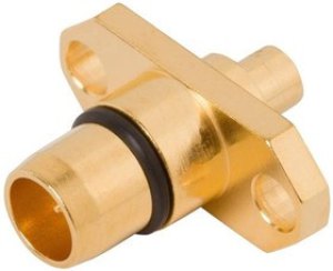 1711-60008, RF Connectors / Coaxial Connectors BMA M Flang Mnt Conn 2 Hole for .085 Cbl