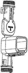 1011-270-0605, Automotive Connectors DT BACKSHELL 90 6way recpt, DT04-6P