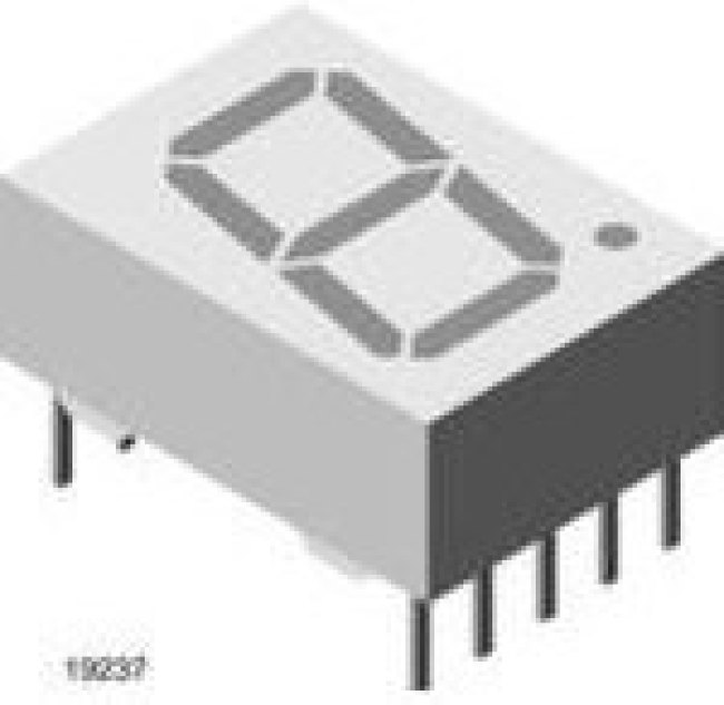 TDSG5160, Дисплей: LED, 7-сегментный, 13мм, 0,51", II.зн: 1, зеленый, катод TDSG5160, Дисплей: LED, 7-сегментный, 13мм, 0,51", II.зн: 1, зеленый, катод