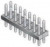 57102-F08-05ULF, Штыревая планка, провод-плата, "папа", Minitek, 2мм, PIN: 10, THT