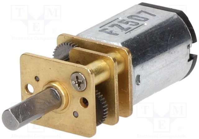 992, Двигатель: DC, с редуктором, LP, 6ВDC, 360мА, Ось: D профиль, 100: 1