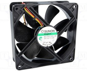 MEC0381V1-G99, Вентилятор осевой, 12В DC, 120x120x38мм, подшипник Vapo, 234,46куб.м/ч, 48дБА