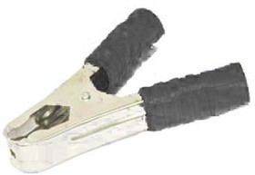 Зажим L105x45x20, 100А, кабель, обжимной, металл черный