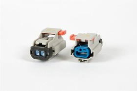 54200207, Automotive Connectors 2 way Female APEX 2.8 Sealed Light Grey CONN