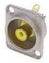 NF2D-4, RCA Phono Connectors RCA SCKT YELLOW