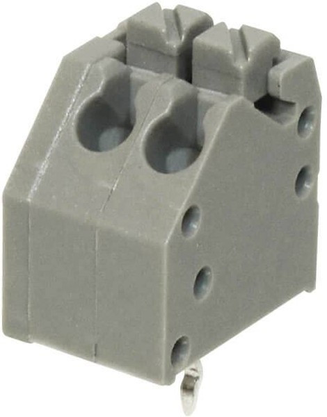 TBL002A-350-02GY-2GY, Fixed Terminal Blocks Terminal block, screwless, 3.50, 45, 2 poles, cool gray TBL002A-350-02GY-2GY, Fixed Terminal Blocks Terminal block, screwless, 3.50, 45, 2 poles, cool gray