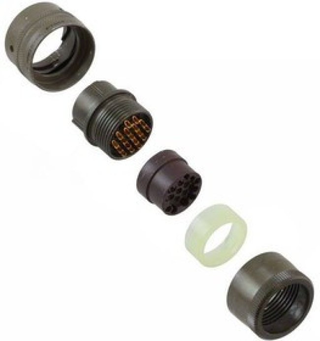 PPCFGG0B04CLAD, Circular Connector, Socket, 4 Contacts, 7A, IP50 PPCFGG0B04CLAD, Circular Connector, Socket, 4 Contacts, 7A, IP50