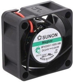 MF40202V1-A99-A, Вентилятор осевой, 24В DC, 40x40x20мм, подшипник Vapo, 15,04куб.м/ч, 25,5дБА