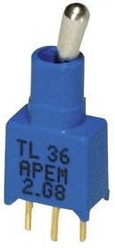 TL39P005000, Toggle Switches SPDT 0.4VA 20VAC/DC 5.3mm On-Off-On