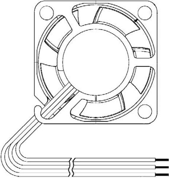 MF25100V1-G99-A, Вентилятор осевой, 5В DC, 25x25x10мм, подшипник Vapo, 5,92куб.м/ч, 23дБА