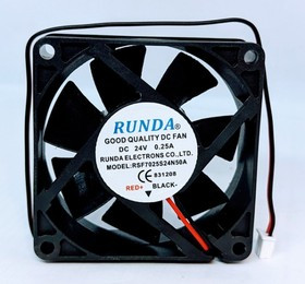 Вентилятор RUNDA RSF7025S24N50A DC 24V 0.25A 70x25 2pin