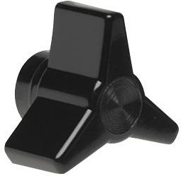 3035KM, THREE ARM CLAMPING KNOB, PHENOLIC, 38MM
