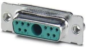 CUC-DSI-J1STZ- S/DSLSB1P10S, Комбинированный разъем D Sub, DA-11W1, Гнездо, 11 контакт(-ов), 10 Сигнальных, 1 силовой, Пайка