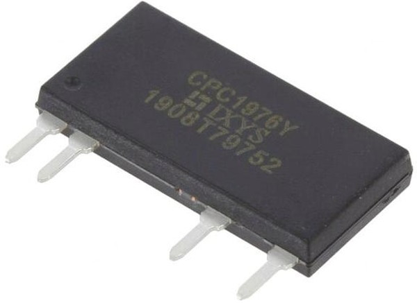 CPC1976Y, Оптопара, AC Power Switch, SPST-NO (1-Form-A) [SIP-4(8-Pin Body)]