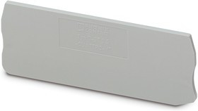 Крышка концевая D-ST 2,5-QUATTRO-MT /2,2mm, для пружинных клемм ST 2,5-QUATTRO-MT, серая