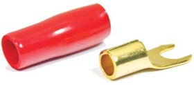 Клемма"U", 5,3мм, 10,0мм2, покрытие Au, красный