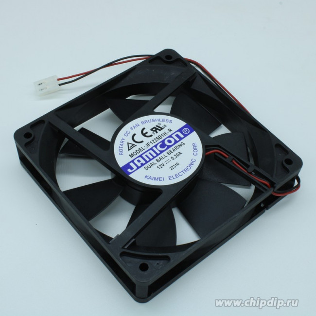 Вентилятор Jamicon JF1225B1H-R 120x25 12v 0.3a 2pin Вентилятор Jamicon JF1225B1H-R 120x25 12v 0.3a 2pin