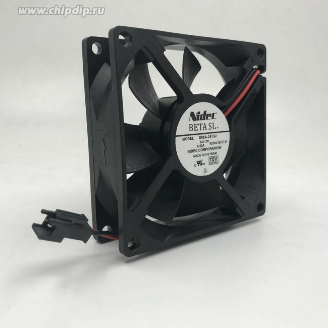 Вентилятор Nidec D08A-24TS2 01 24v 0.23A 2pin 80x25