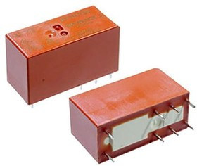 5-1393243-4, (RT424F12), Силовое реле постоянного тока 12В 8А, Конфиг: 2C бистабильное, 2coils