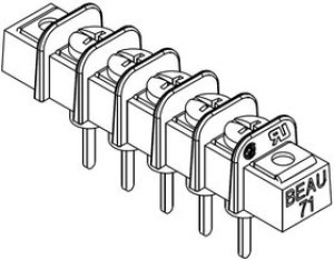 38710-4706, Barrier Terminal Blocks SR BTS PCINSL 6 ASY