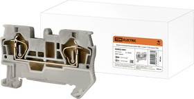 Зажим клеммный безвинтовой (ЗКБ) 1,5 мм2 17,5А серый TDM Зажим клеммный безвинтовой (ЗКБ) 1,5 мм2 17,5А серый TDM