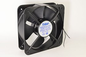 Вентилятор 222x222x60, напряжение 220В, ток 0,31А, выводы 2L, подшипник качения, RQA20060A2HBL Squ
