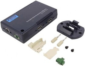USB-4622-CE, Промышленный модуль HUB, 10-30ВDC, Монтаж DIN, Набор кабель USB