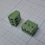 DG128-5.0-03P-14, Клеммник 3-контактный, 5мм, прямой