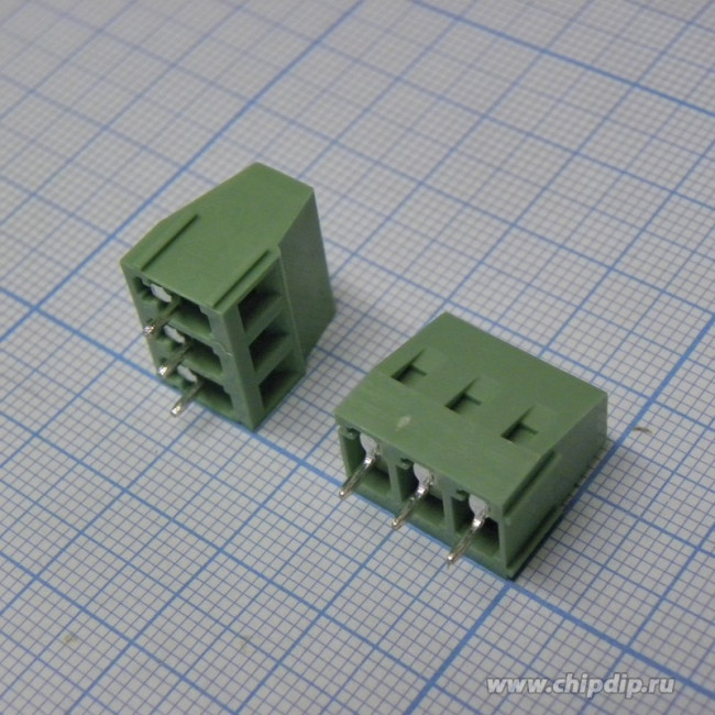 DG128-5.0-03P-14, Клеммник 3-контактный, 5мм, прямой