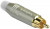 ACPR-SWH, Вилка; RCA; "папа"; прямой; пайка; серый; позолота; на провод; 3-7мм