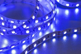 Светодиодная лента 12В, голубой, 14,4 Вт/м, SMD5050, IP33, 10x2