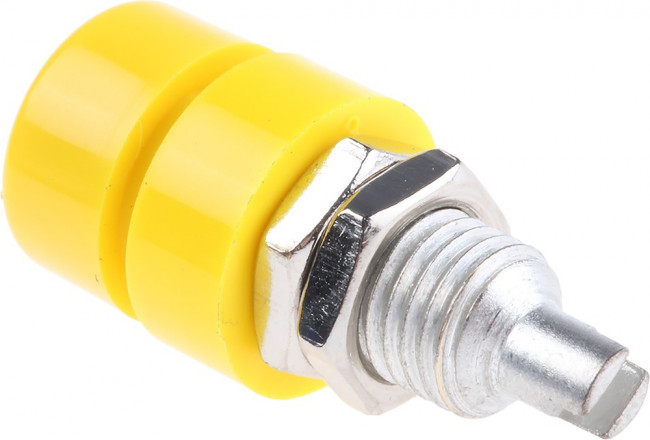930166103, Yellow Female Banana Socket, 4 mm Connector, Solder Termination, 32A, 30 V ac, 60V dc