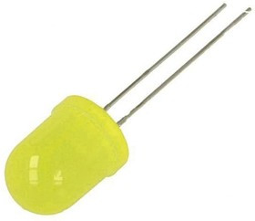 LL-1003UYD2D-Y2-1A, LED; 10mm; yellow; 120?210mcd; 60°; Front: convex; 1.6?2.6V