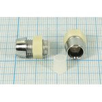 Держатель светодиода 5мм пластмассовый покрытый никелем;№ 5280 M держатель светодиода\ 5мм\10x15\\\N