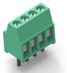 282834-4, Fixed Terminal Blocks 4P SIDE ENTRY 2.54mm