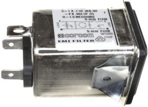 6609117-4, Filtered IEC Power Entry Module, IEC C14, General Purpose, 3 А, 250 В AC 6609117-4, Filtered IEC Power Entry Module, IEC C14, General Purpose, 3 А, 250 В AC