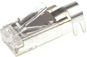 TM21P-88P-03, Вилка, RJ45, TM21P, PIN: 8, Кат: 5e, экранированный, в корпусе, 6,6мм TM21P-88P-03, Вилка, RJ45, TM21P, PIN: 8, Кат: 5e, экранированный, в корпусе, 6,6мм