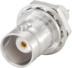 51K504-200N5, 50 Straight Panel Mount, BNC Connector Bulkhead Fitting, jack