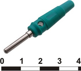 10-0077 green, Штекер 10-0077 зелёный, винтовое крепление
