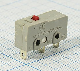 Микропереключатель, 220В/3А 9001 ПКонц 20x 6 x10\220\ 3\ON-(ON)\\H11\MSW-11B\