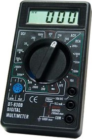 Мультиметр, цифровой, M830B(DT-830B), черный, без бат