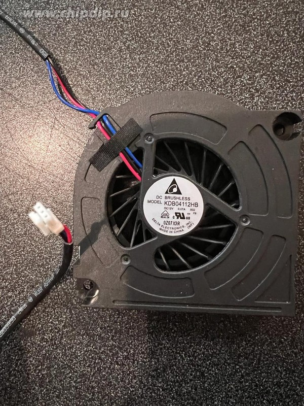 Вентилятор Delta Electronics KDB04112HB DC 12v 0.07A 3pin улитка
