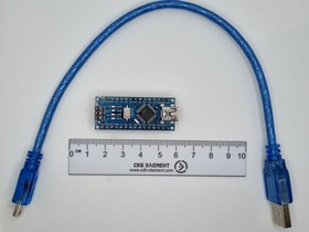 Nano V3.0 (CH340C) with USB cable, Программируемый контроллер на базе ATmega328, клон Arduino Nano V Nano V3.0 (CH340C) with USB cable, Программируемый контроллер на базе ATmega328, клон Arduino Nano V