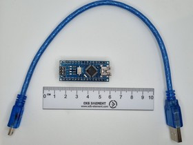 Nano V3.0 (CH340C) with USB cable, Программируемый контроллер на базе ATmega328, клон Arduino Nano V
