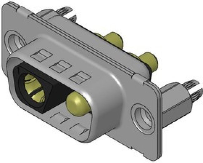 F2W2PC-1410 / 1731071937, 173107 2 Way D-sub Connector Socket, 6.86mm Pitch, with 4-40 Screw Locks