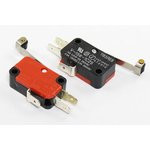 Микропереключатель, размер 29x10 x16, 15А, переключение ON-(ON), размер концевика L26, SF-6013.0