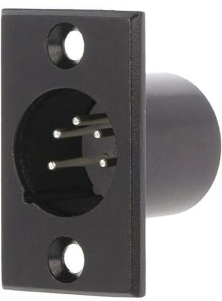 FC6176, Аудио разъем XLR, 5 контакт(-ов), Гнездо, Монтаж в Панель, Корпус из Металла FC6176, Аудио разъем XLR, 5 контакт(-ов), Гнездо, Монтаж в Панель, Корпус из Металла