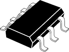 BC847BDW1T3G, BC847BDW1G Dual NPN Transistor, 100 mA, 45 V, 6-Pin SOT-363